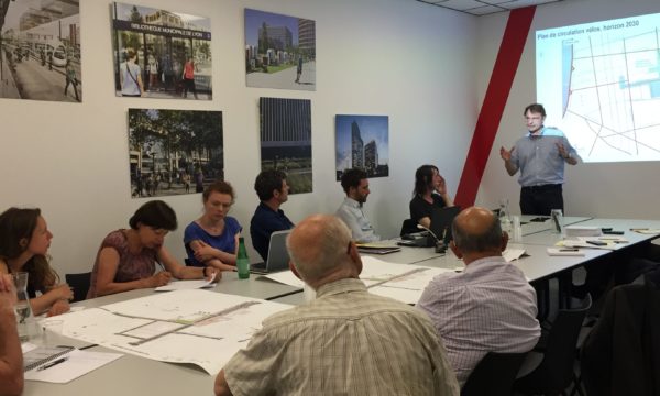 Concertation espaces publics Lyon Part-Dieu : atelier sur les déplacements cyclistes du 23 juin 2016.