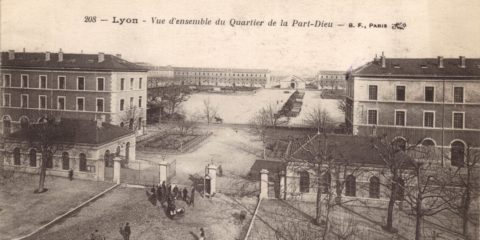 Ancienne caserne du quartier Lyon Part-Dieu, 19e siècle. © Crédits Archives du Grand Lyon.