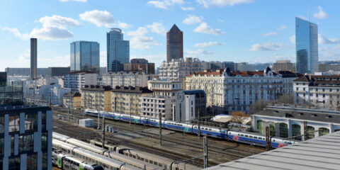 Gare de Lyon Part-Dieu, pôle d'échanges multimodal. © Crédits Mathias Ridde.