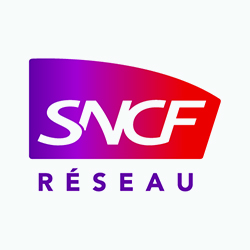 Logo de SNCF Réseau, partenaire du projet Lyon Part-Dieu.