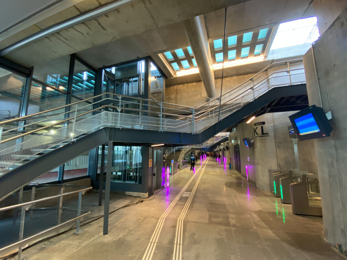 Gare PartDieu ouverture de la nouvelle galerie Pompidou Lyon PartDieu